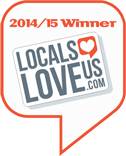 2014-2015 Locals Love Us Award
